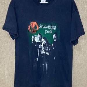 00s Vintage Drowning Pool 07 World Tour Rare Black T-shirt
